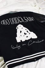 Load image into Gallery viewer, Carolina Varsity Jacket "Diamond Black"
