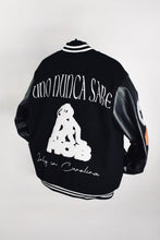 Load image into Gallery viewer, Carolina Varsity Jacket "Diamond Black"
